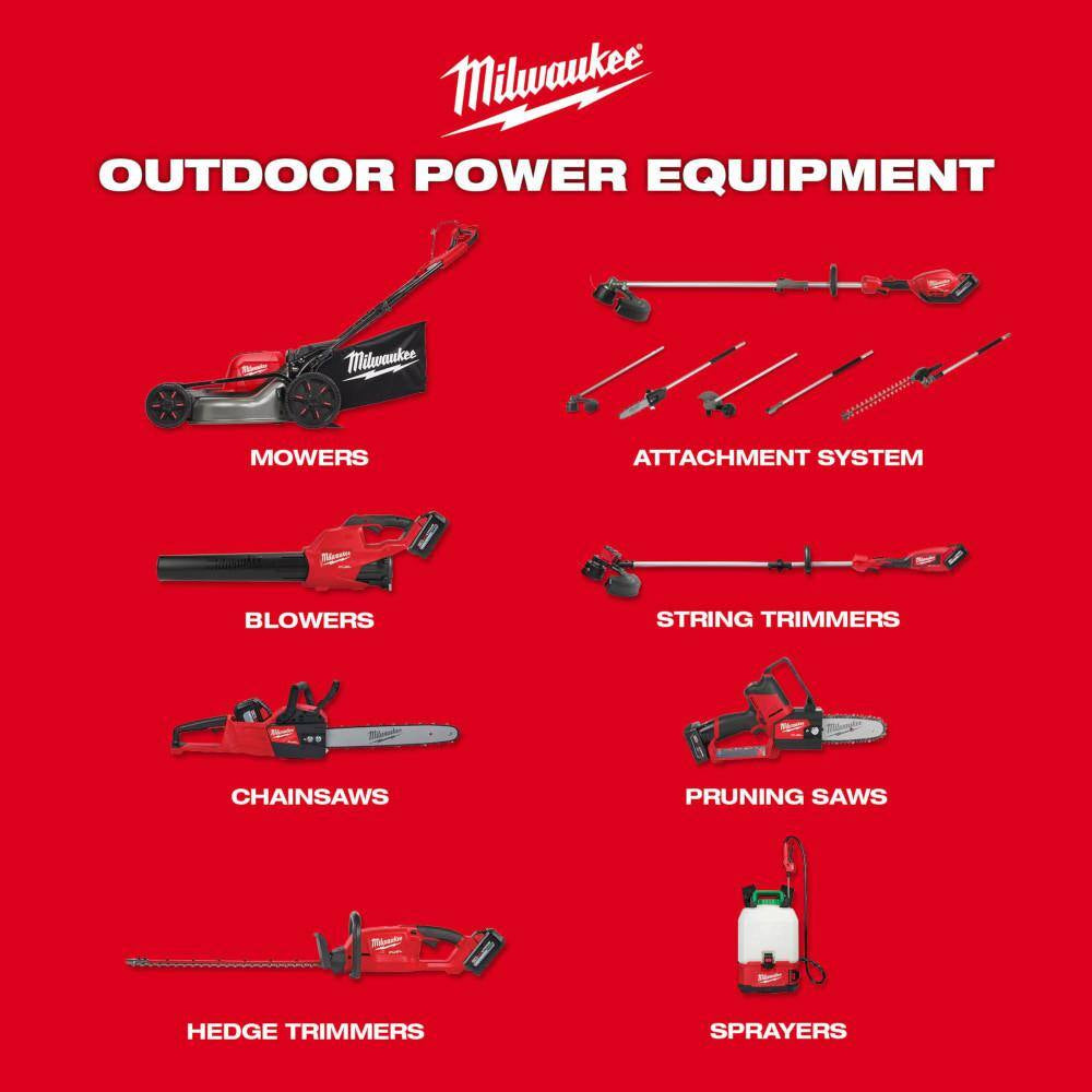 M18 FUEL 10 In. 18V Lithium-Ion Brushless Electric Cordless Telescoping Pole Saw W/16 In. Chainsaw Kit (2-Tool)