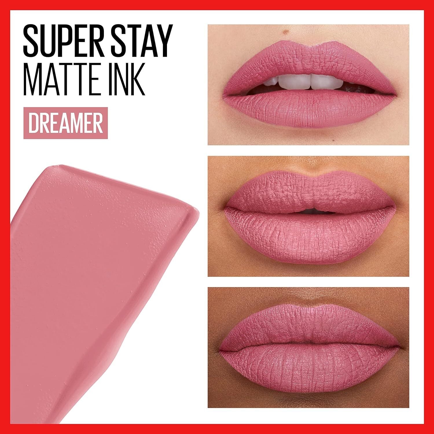 Maybelline New York Superstay Matte Ink Liquid Lipstick, Dreamer, 0.17 Ounce