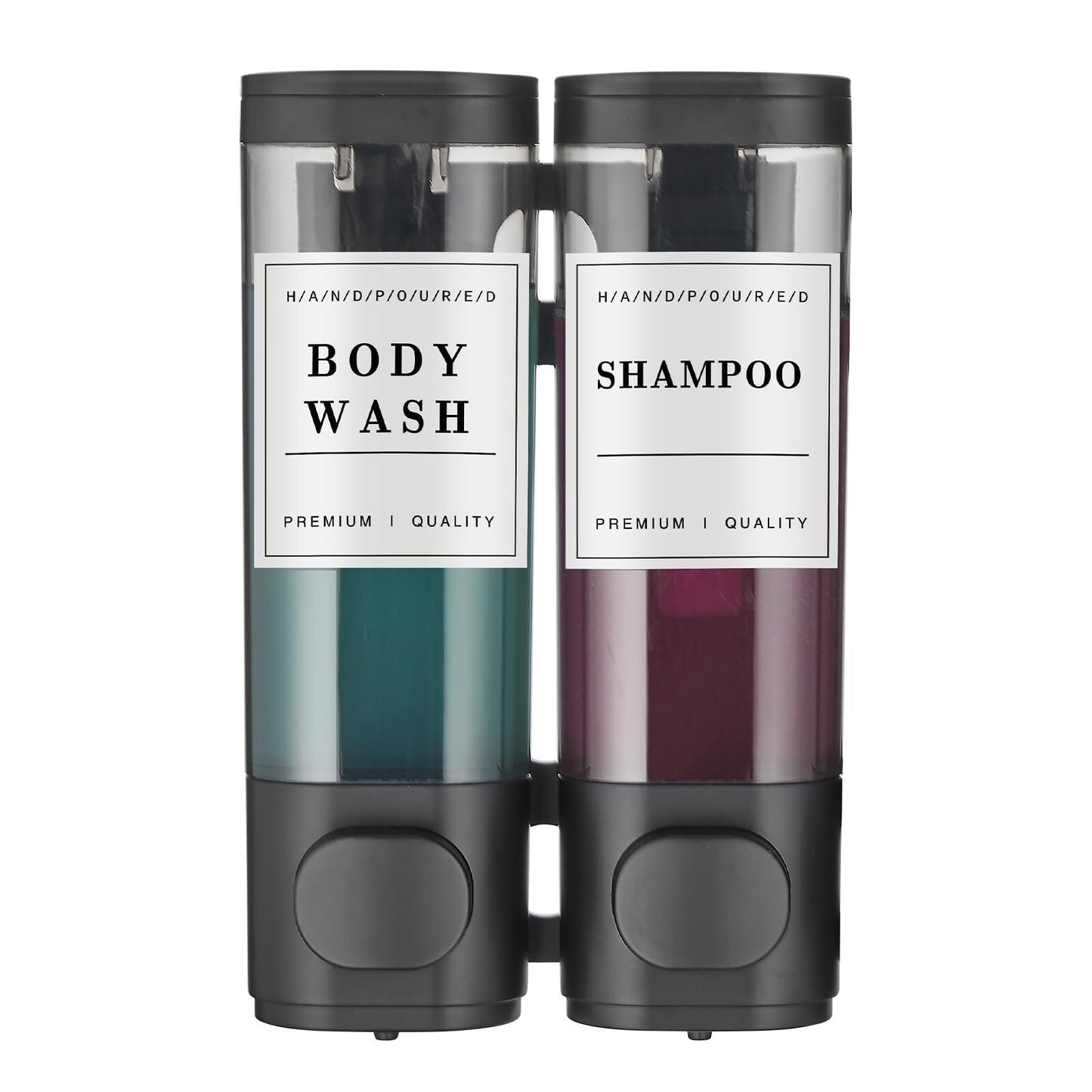 Shampoo and Conditioner Dispenser Bathroom Shower Soap Dispenser Wall Mounted Sh