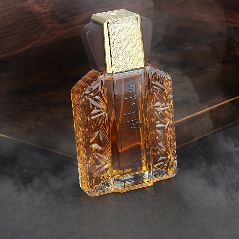 Sultan Eau de Toilette for Men, 3.38oz - Alcohol-Based, Floral Scent with Woody Notes, Formaldehyde-Free Liquid Formula, 5-15% Fragrance Concentration