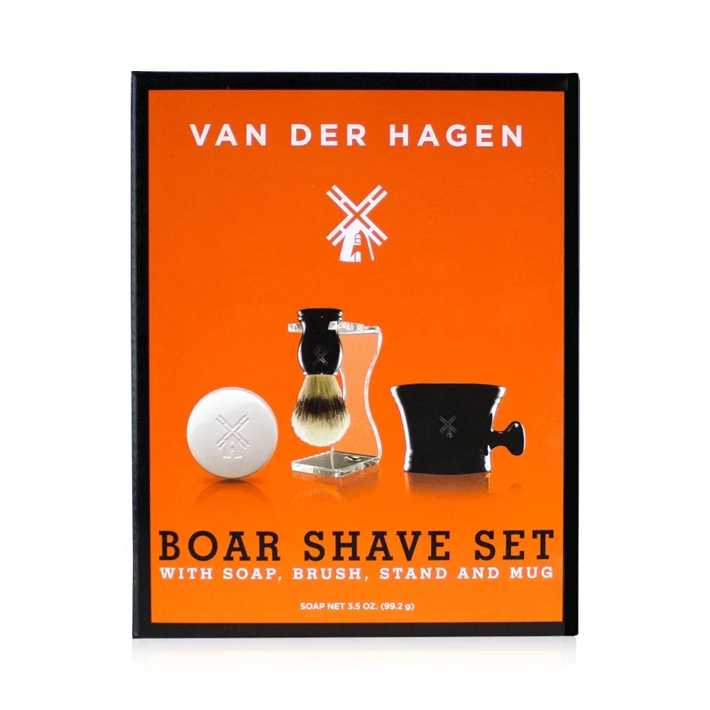 Men'S Boar Shave Set, with Soap, Brush and Mug, 3.5 Oz
