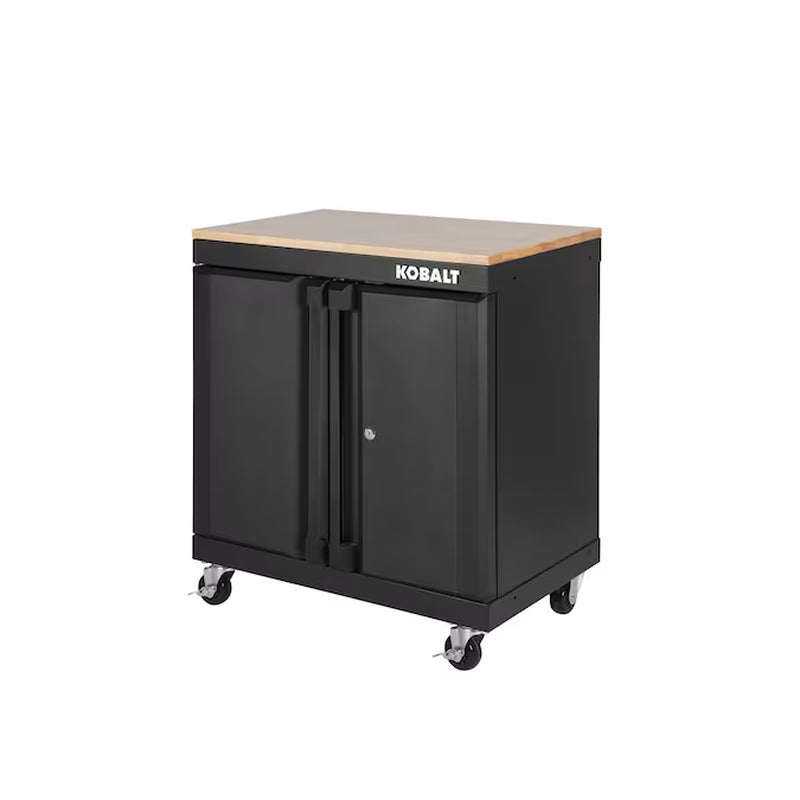 28-In W X 32.8-In H X 18.5-In D Freestanding Steel Garage Cabinet in Silver