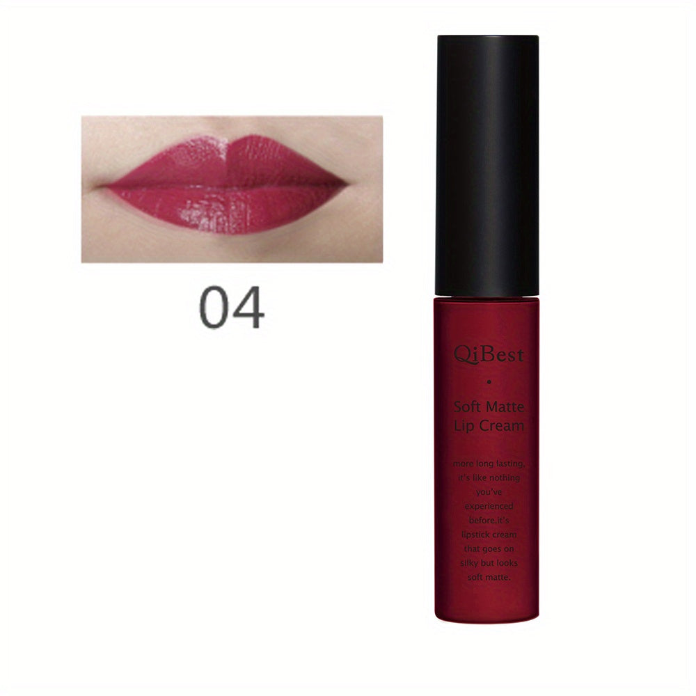 Matte Velvet Lip Glaze, Waterproof Long Lasting Not Easy To Decolor Lip Gloss, Silky Smooth Plumping Lipstick ( 20 Colors ) Valentine's Day Gifts