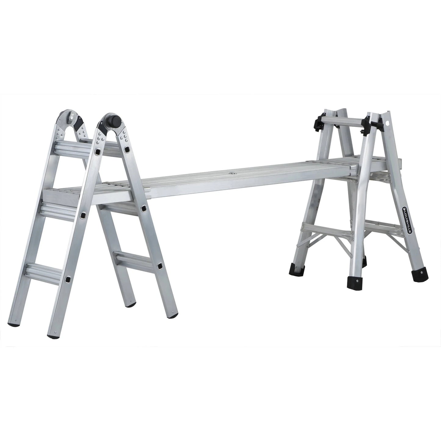 13' Aluminum Multi-Purpose Ladder, 14' Reach, 300 Lbs Load Capacity, L-2098-13