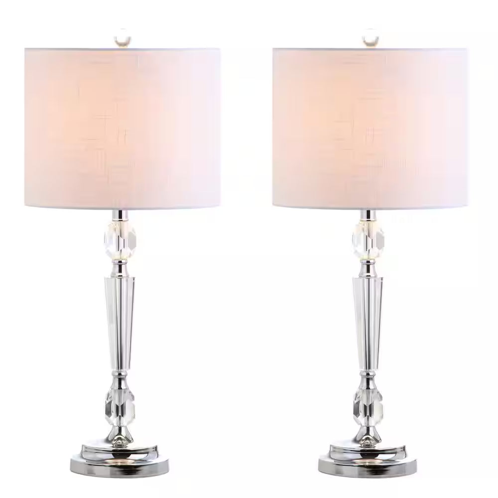 Victoria 27 In. Crystal Table Lamp (Set of 2)