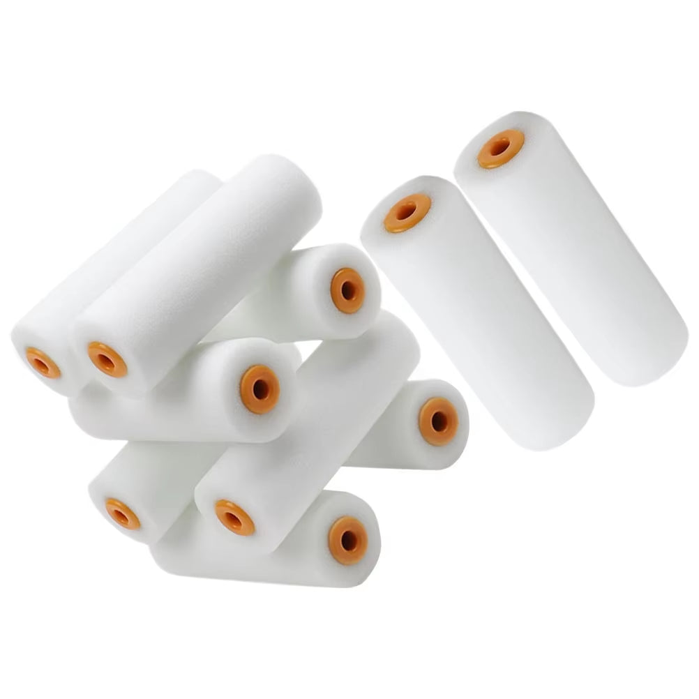 10 Pcs Sponge Paint Roller Small Paint Roller Covers Replacement Paint Roller Nap