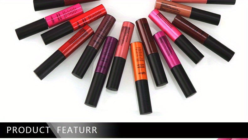 Matte Velvet Lip Glaze, Waterproof Long Lasting Not Easy To Decolor Lip Gloss, Silky Smooth Plumping Lipstick ( 20 Colors ) Valentine's Day Gifts