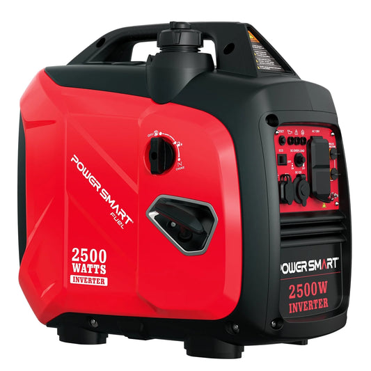 2500W Portable Inverter Gas Generator Super Quiet Low Oil Shutdown Low Noise for Camping