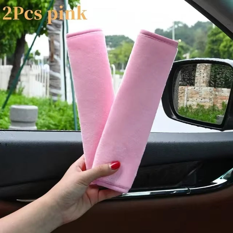 Universal Car Safety Belt Cover Adjustable Seat Belt Cover Shoulder Strap Covers Car Shoulder Protector Pad Auto Accessories