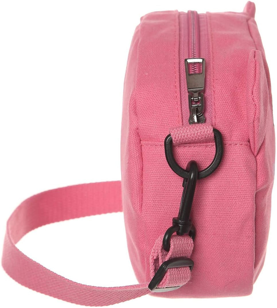 Cute Grils Crossbody Bags Lovely Pig Mini Canvas Shoulder Bags for Little Girls Teens (Rose Pink1)