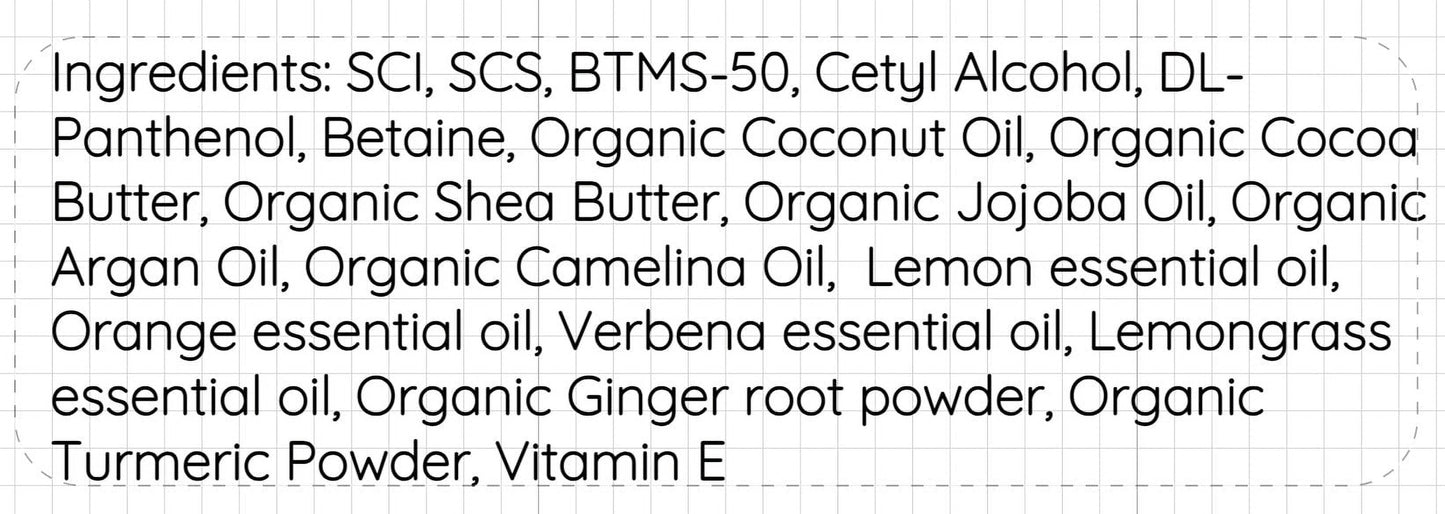 Organic Ginger Root Solid Shampoo Bar for Hair Growth Handmade in USA Natural and Safe by