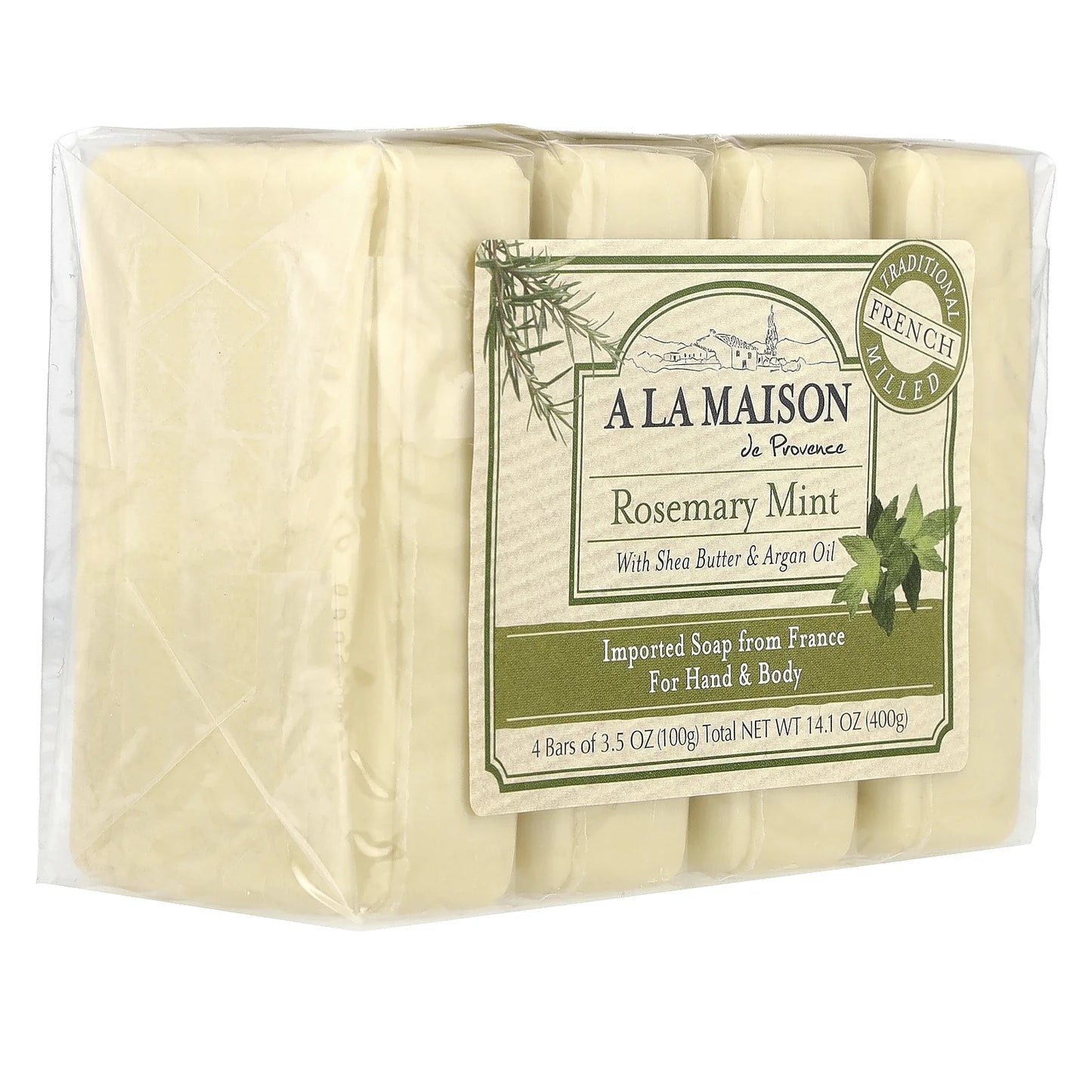 Bar Soap - Rosemary Mint - Value 4 Pack