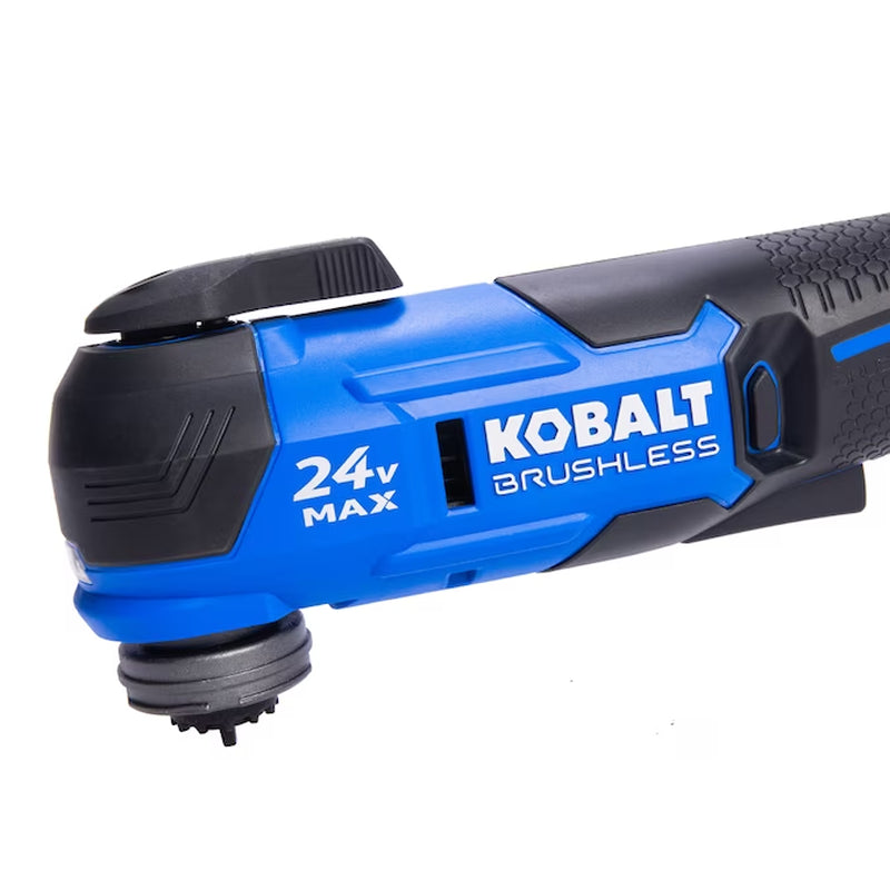 24-Volt Cordless Brushless Variable Speed 17 -Piece Oscillating Multi-Tool with Soft Case