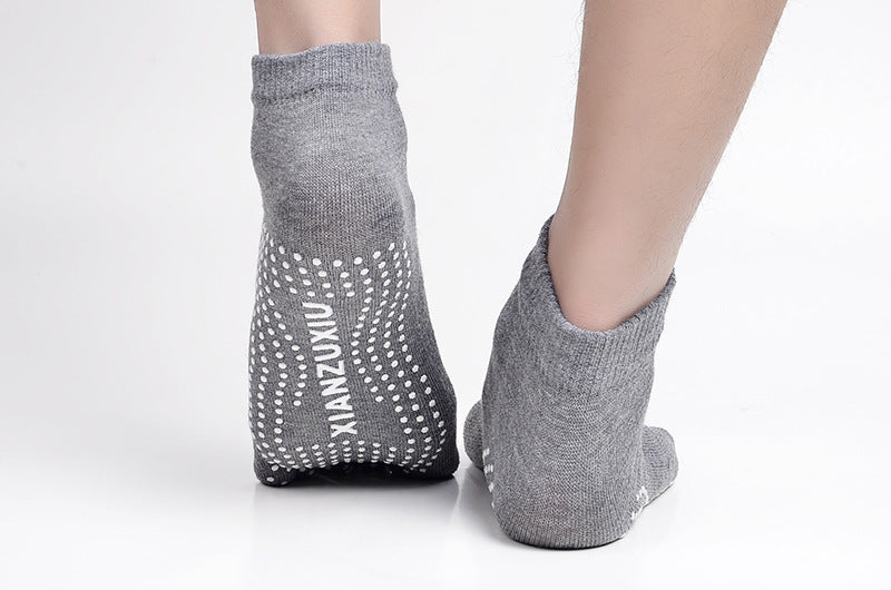 Men Pilates Socks Wholesale Cotton Breathable Non-Slip Massage Yoga Socks Cotton YOGA Sports Five-finger Socks 5 toe socks
