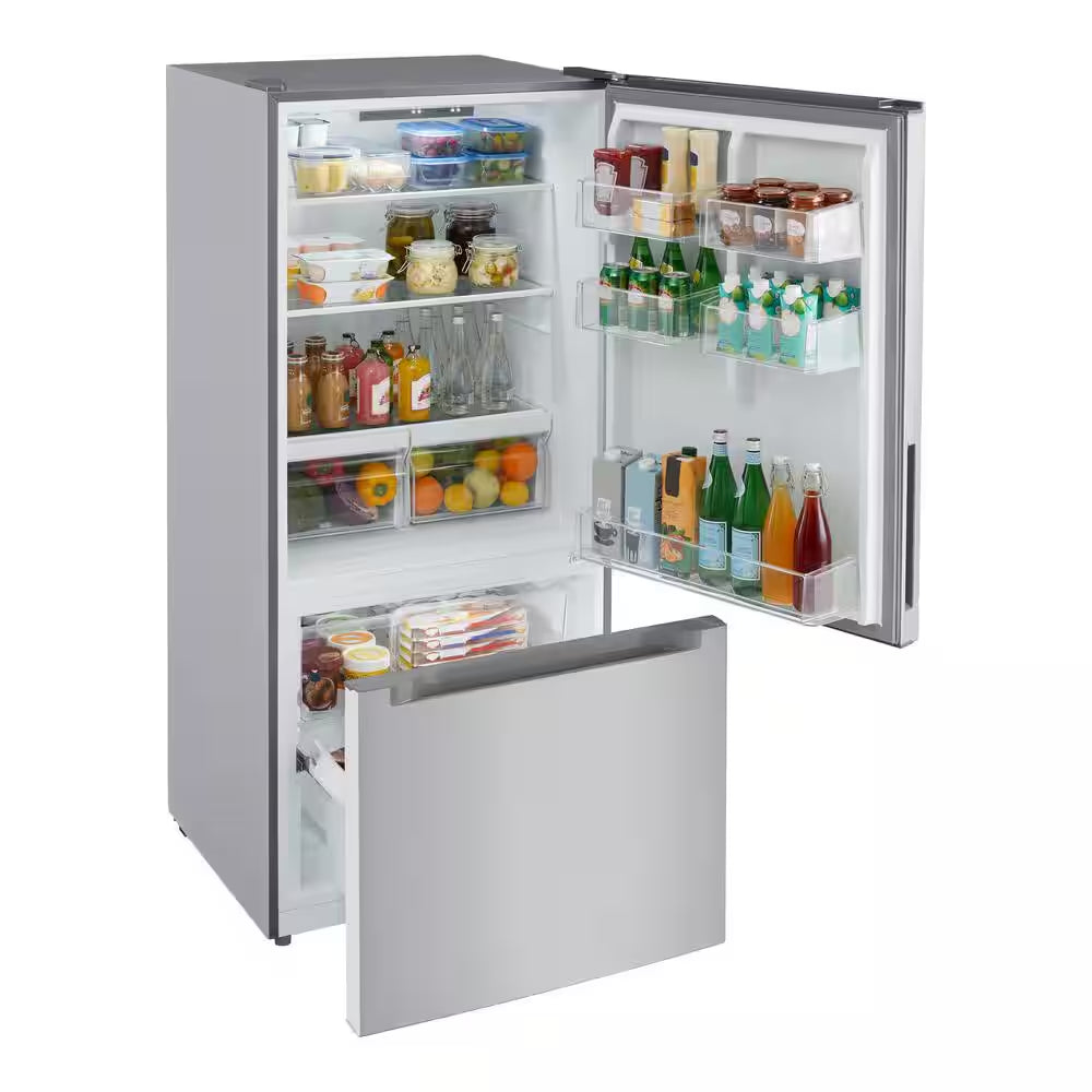 18.7 Cu. Ft. Bottom Freezer Refrigerator in Stainless Steel