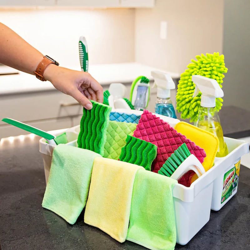 5 -Compartment Polypropylene Cleaning Caddy