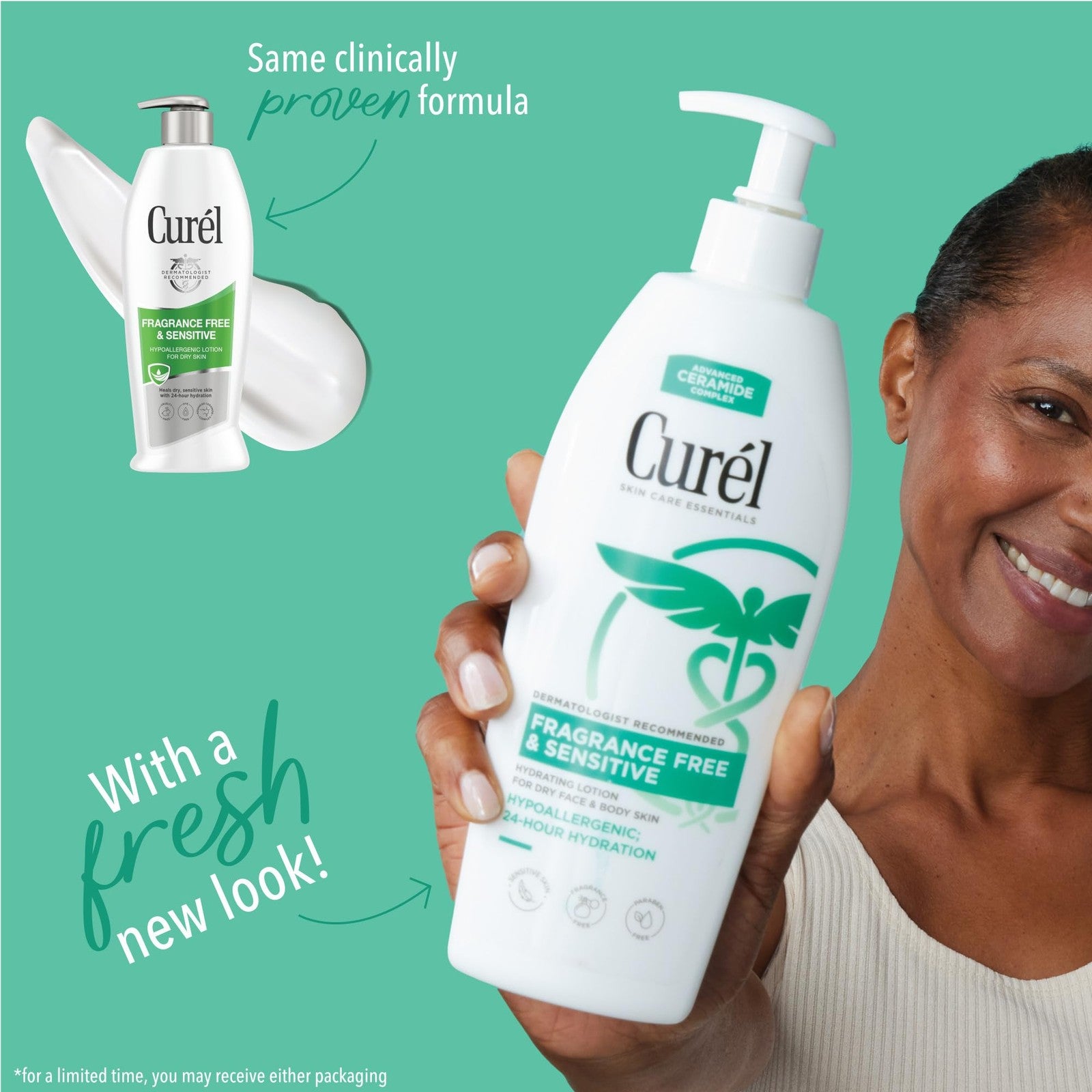 Curél Fragrance Free Comforting Body Lotion, Body and Hand Moisturizer for Dry,