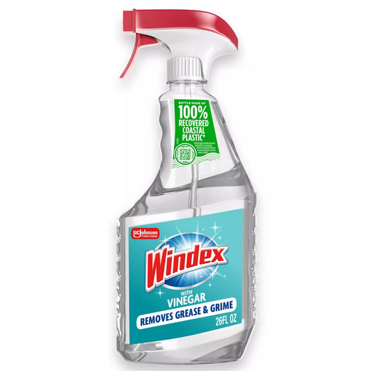 Windex Glass Cleaner Trigger Bottle Vinegar