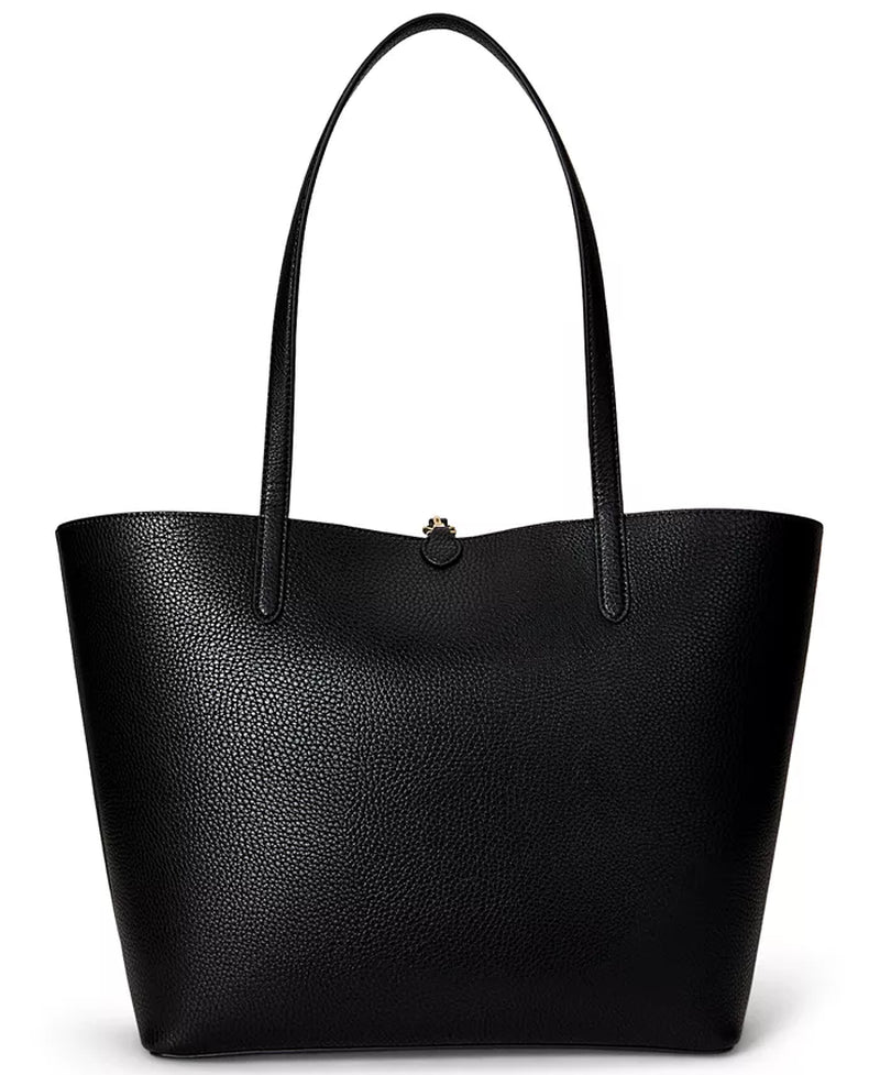 Faux-Leather Reversible Tote Bag