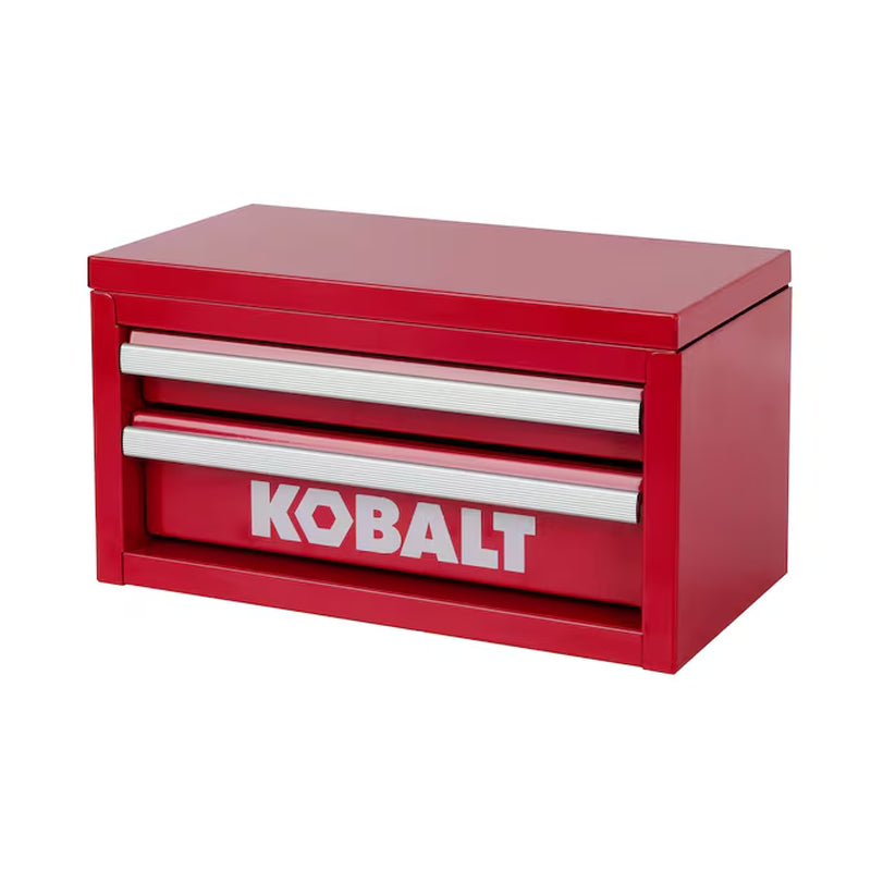 Portable Mini Toolbox 10.83-In W X 5.91-In H X 5.91-In D 2 -Drawer Teal Steel Tool Box