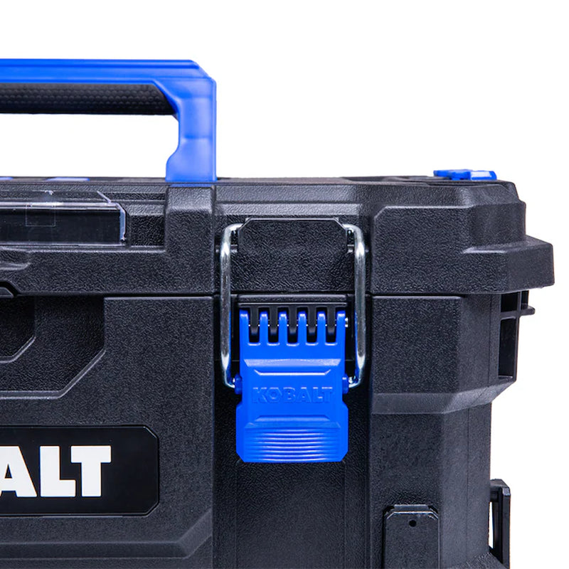 CASESTACK 21.25-In W X 11-In H X 14-In D Black Plastic Tool Box