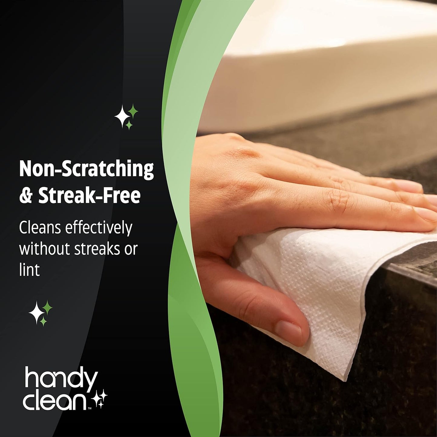 Handyclean Pre-Moistened Lens Cleaning Wipes, Eyeglass Wipes, Screen Wipes, 200
