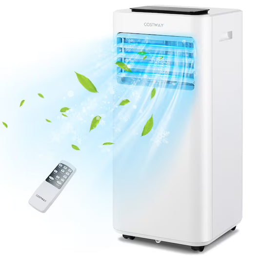 5000 BTU DOE 115-Volt Vented Small Room Portable Air Conditioner Remote Included