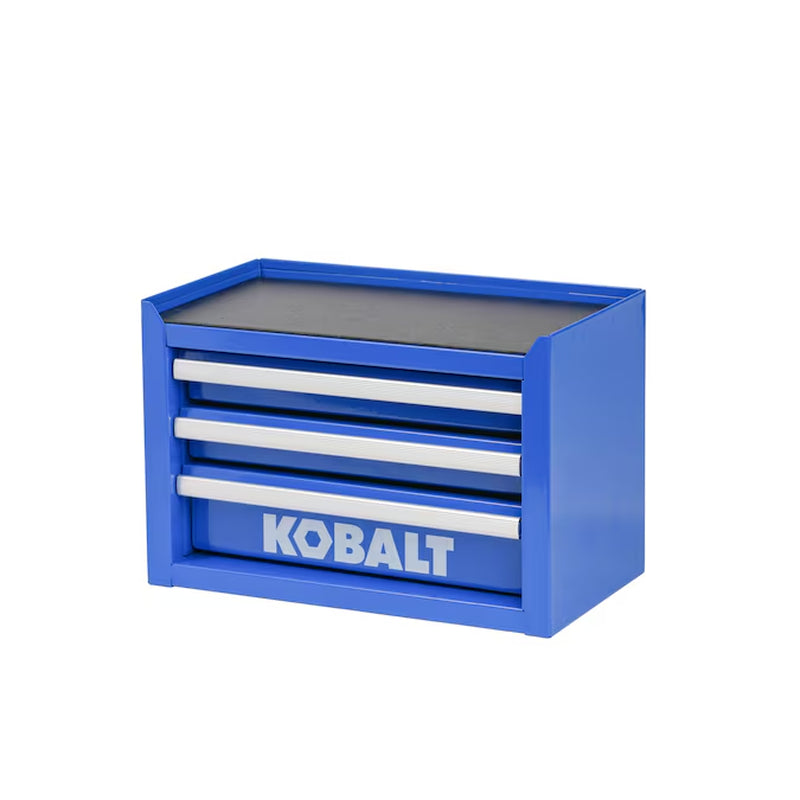 Portable Mini Toolbox 10.83-In W X 5.91-In H X 5.91-In D 2 -Drawer Teal Steel Tool Box