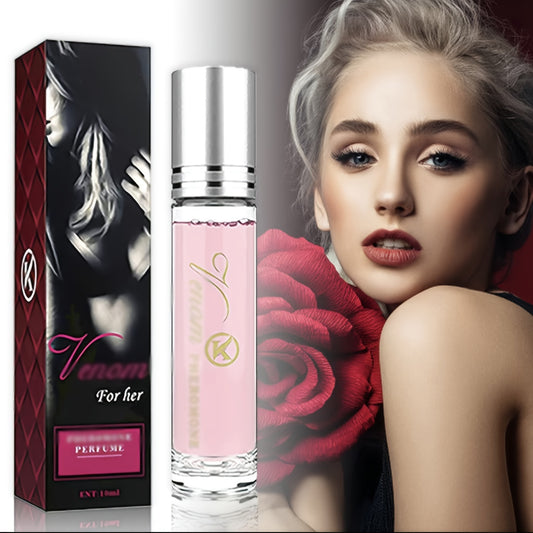 Venom Pheromone Perfume for Women Personal Roll-On Premium Long-Lasting Eau De Toilette Oil Enhance Your Attractiveness Cologne Pleasant Fragrance Arousing Partner's Good Feelings Aromatherapy Dating Artifact 10ml/0.34Fl Oz 1