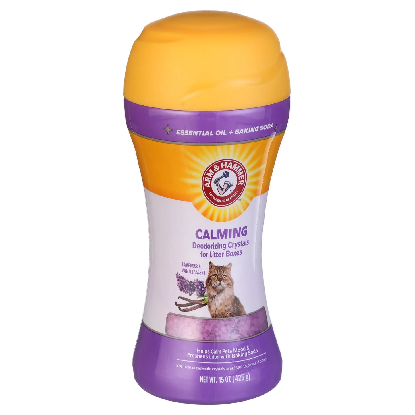 Cat Litter Deodorizing Crystals, Lavender & Vanilla Scent 15 Oz