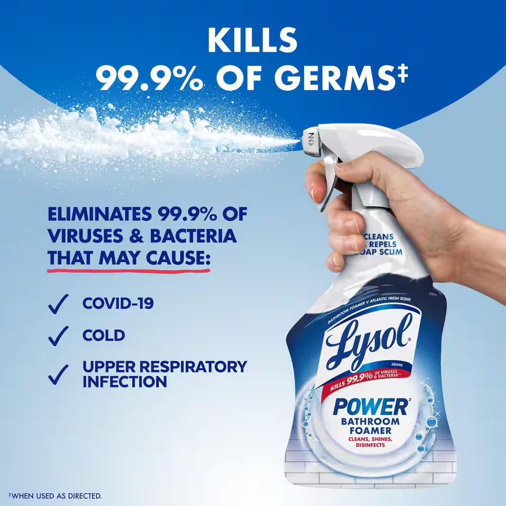 32 Oz. Power Bathroom Foam Disinfecting Cleaner Spray