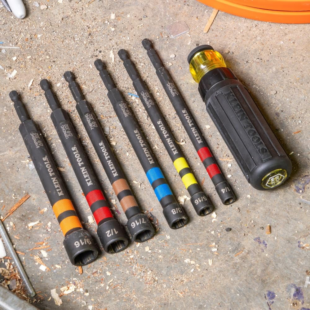 32950 Hollow Magnetic Color-Coded Ratcheting Power Nut Driver