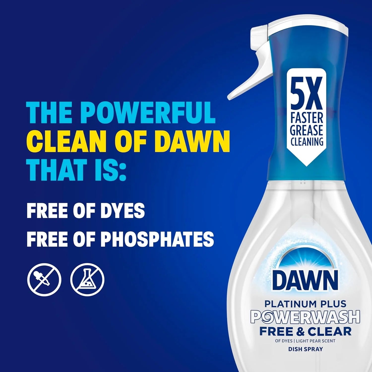 Powerwash Dish Spray, Dish Soap, Pear Scent Refill, 16 Fl Oz (6 Pack)