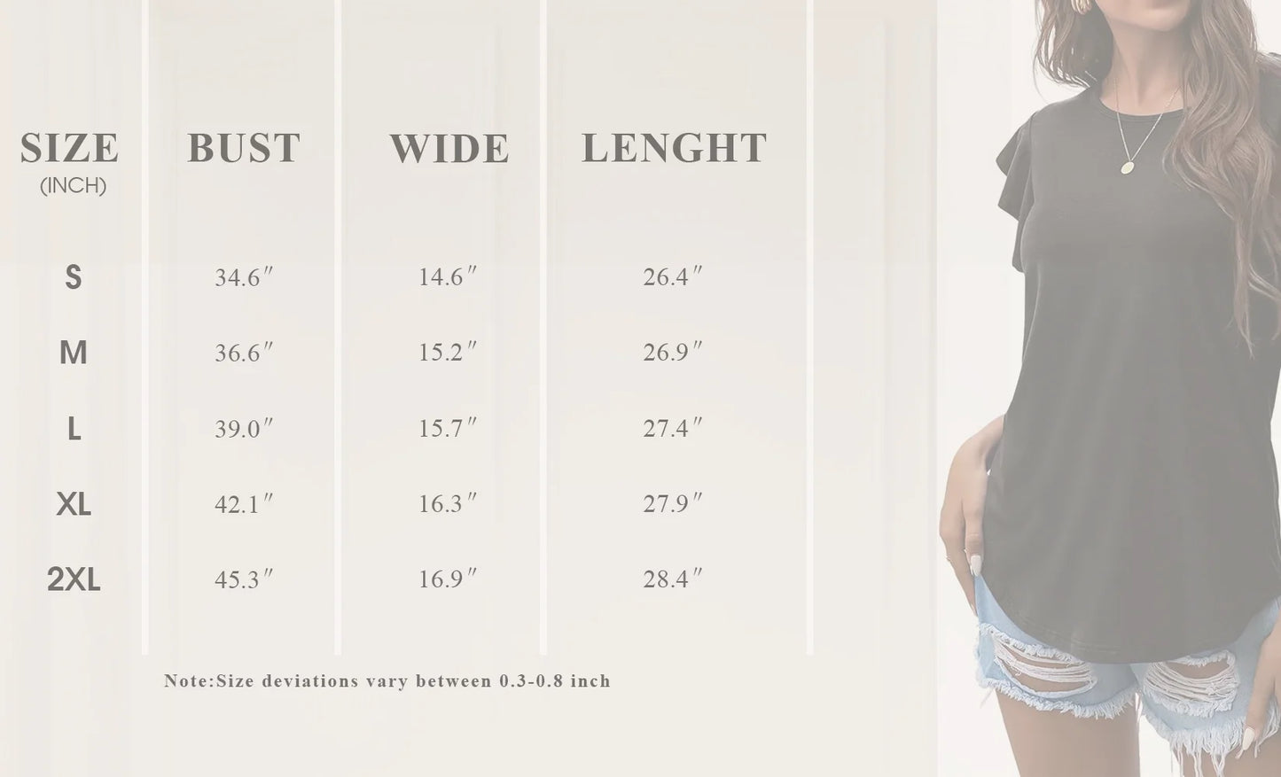 Summer Ruffle Short Sleeve Knit Tunic Tops Shirts Tank Tee Blouse for Women