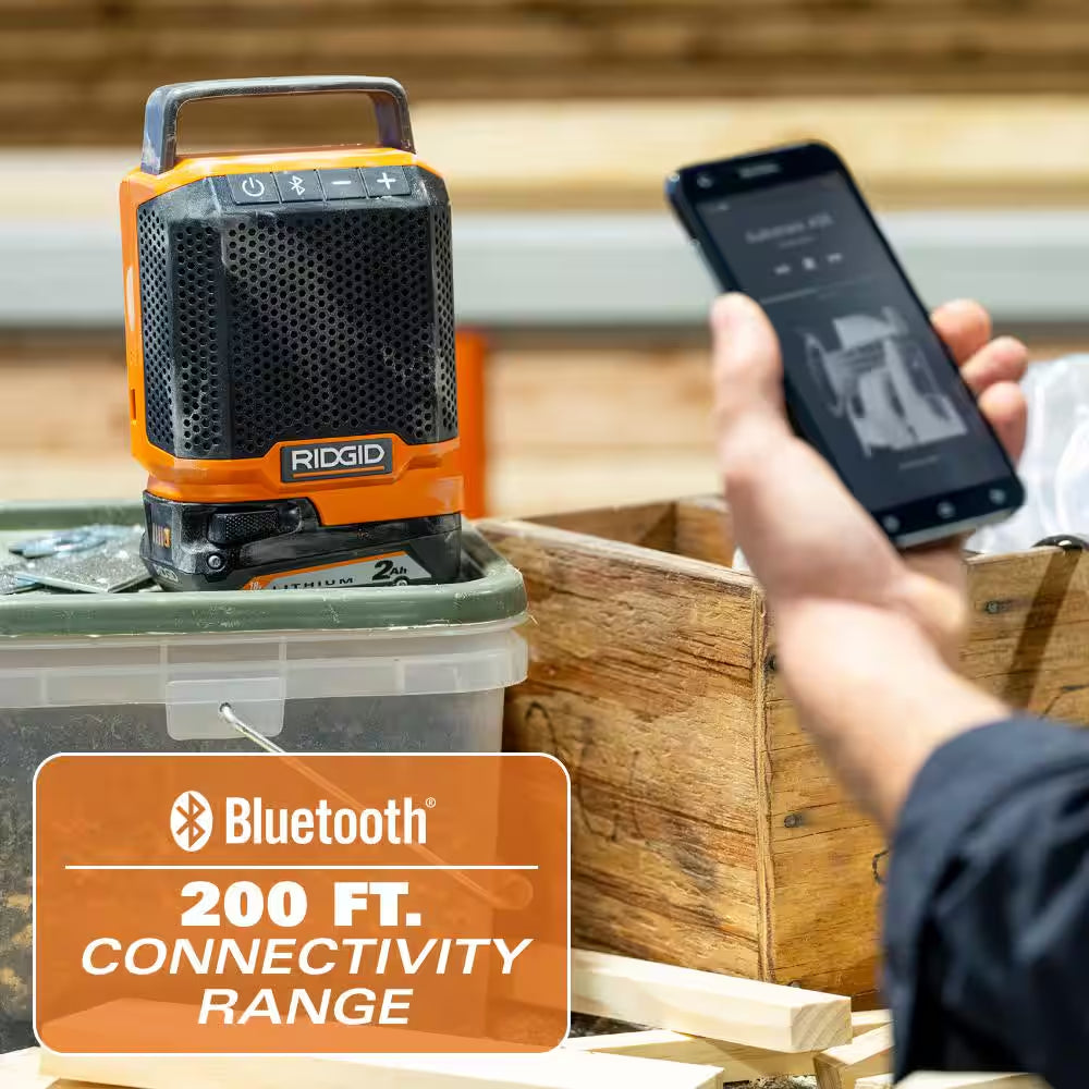 18V Cordless Speaker with Bluetooth Wireless Technology (Tool Only)