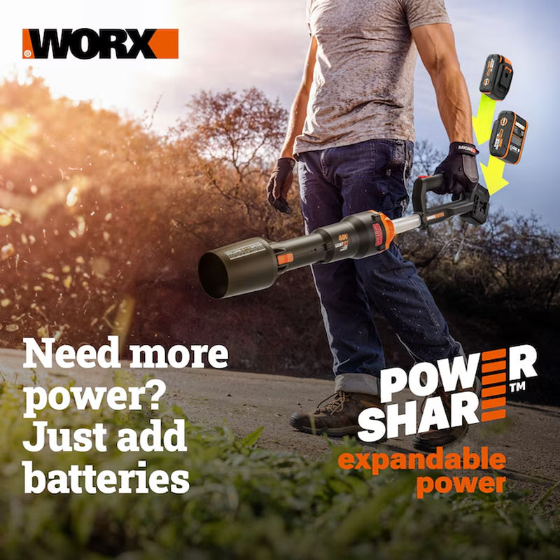 Power Share 20-Volt 80-CFM 120-MPH Battery Handheld Leaf Blower Battery Not Included Charger Not Included