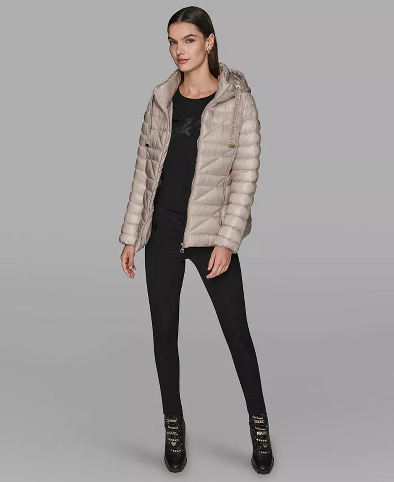 Women'S Drawstring Puffer Coat