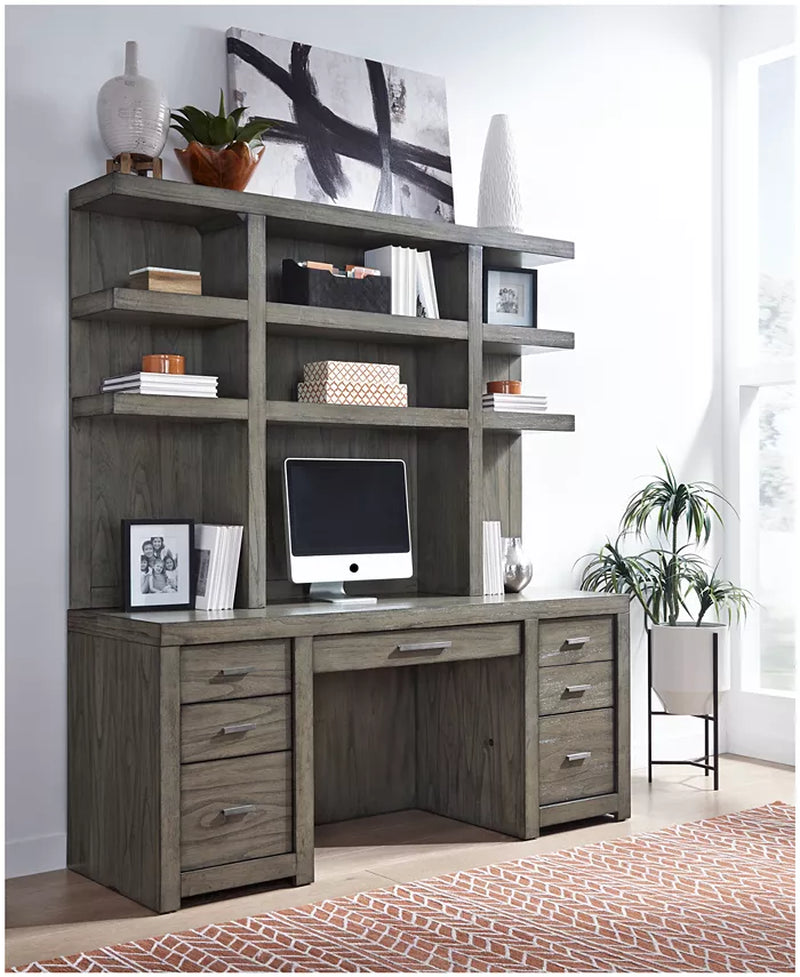 CLOSEOUT! Modern Loft 2PC Credenza Set (Credenza and Hutch)