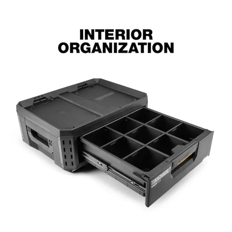 STACKTECH 21-In W X 8.8-In H X 16-In D Plastic/Metal Tool Box