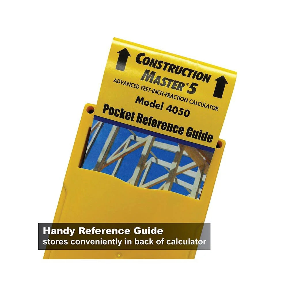4050 Construction Master 5 Construction Calculator