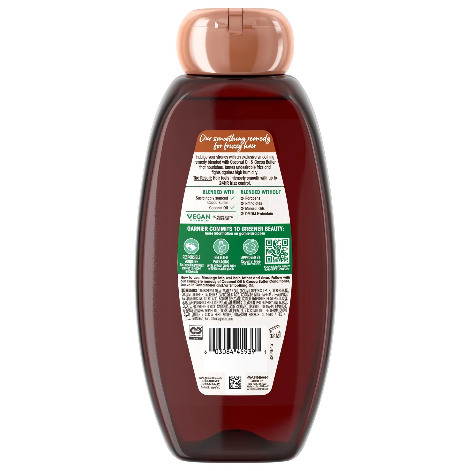 Whole Blends Frizz Control Nourishing Daily Shampoo, All Hair Types, 22 Fl Oz