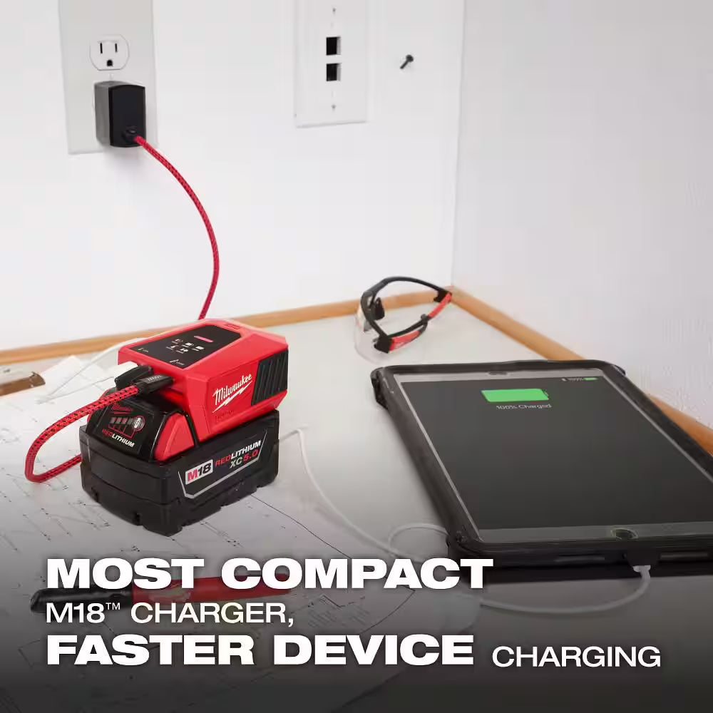 M18 18V Lithium-Ion TOP-OFF Charger & Power Supply (Tool-Only)