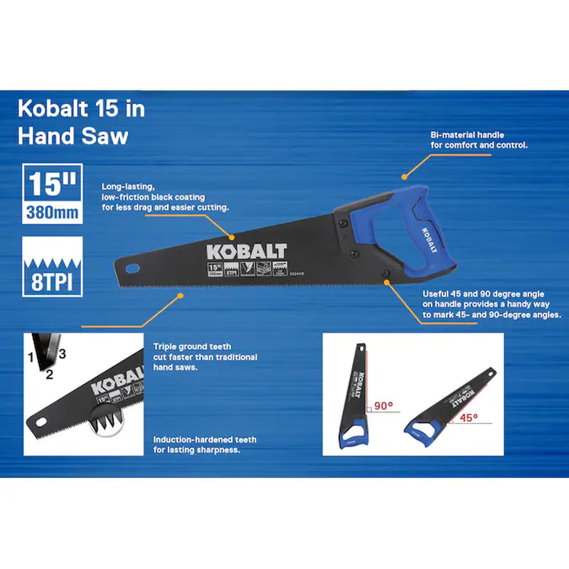 15-In Coarse Cut Hand Saw