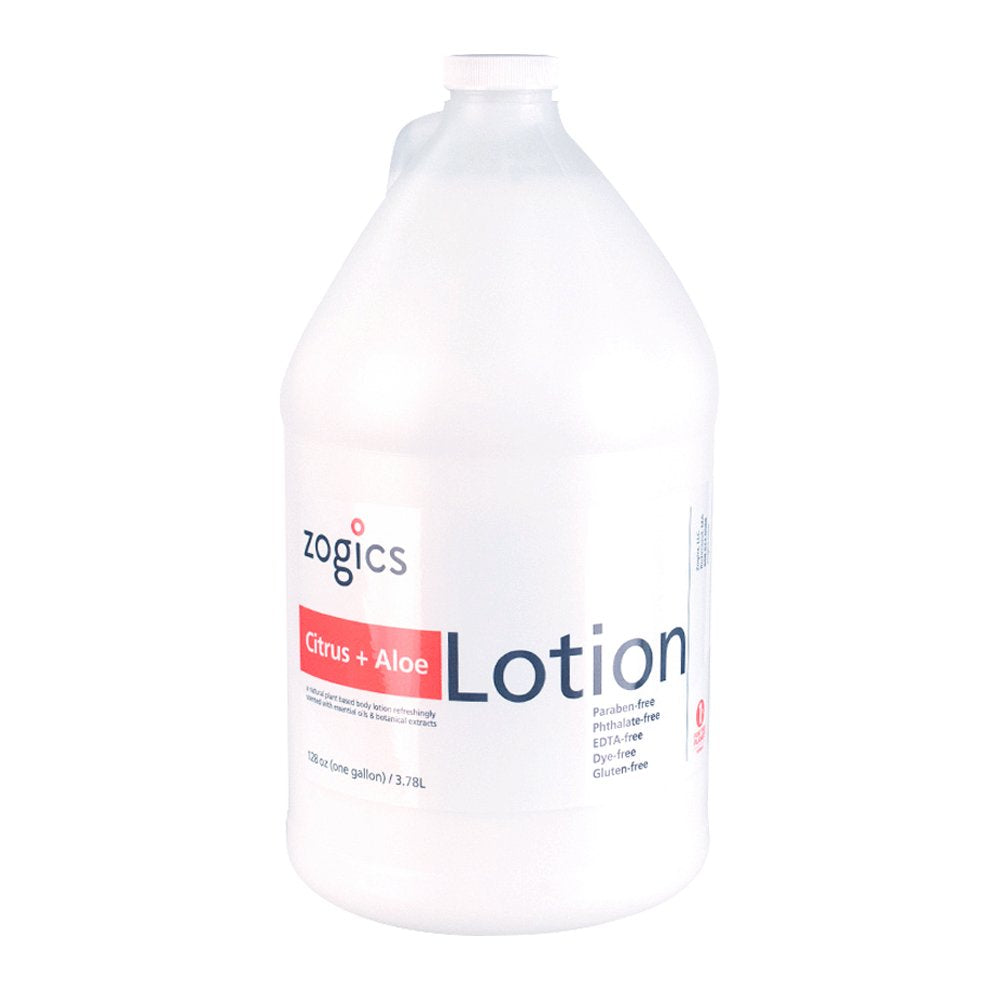 Moisturizing Body Lotion, Hydrating Body Lotion for Women and Men, Nourishing Formula Made with Essential Oils, Great for Refillable Lotion, Citrus and Aloe Scent (4 Gallons/Case)