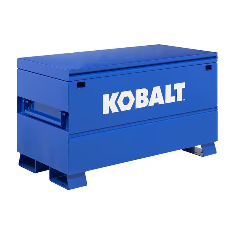19-In W X 32-In L X 18-In H Blue Steel Jobsite Box