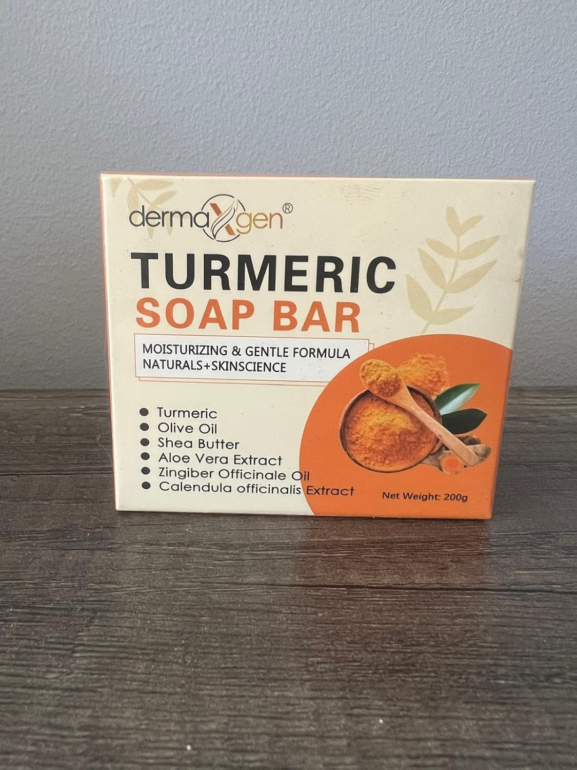 Organic Turmeric Soap Bar for Face & Body – Pure Turmeric Soap Bar for Acne, Scars, Uneven Tone, Blemish Control, Sun Damage & Age Spots – Handcrafted Skincare – 7 OZ