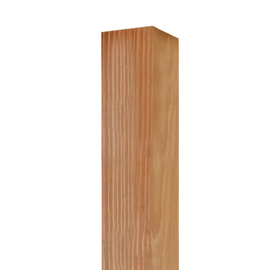 4 In. X 4 In. X 6 Ft. Western Red Cedar Fence Post (2-Pack)