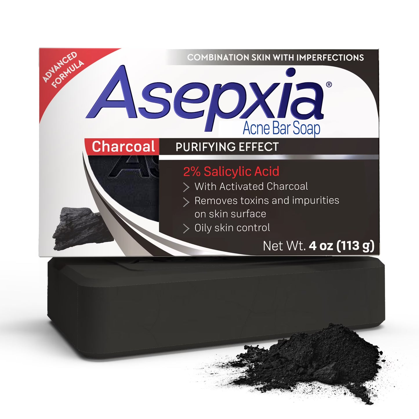 Cleansing Bar Charcoal Face Wash Black Soap