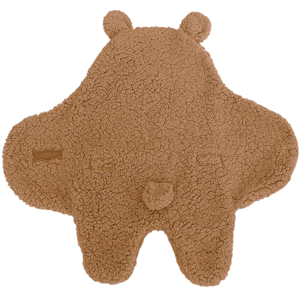 Newborn Receiving Blanket Baby Sleeping Wrap Swaddle(0-3M, 8-13Lbs,Brown)