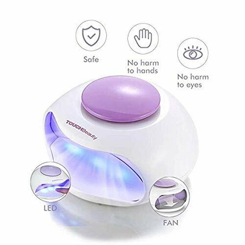 Touchbeauty TB-0889 Portable Nail Dryer with Air and LED Light